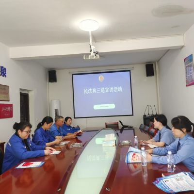 民法典进企业 法治护航促发展 --区人民检察院开展民法典专题宣讲活动